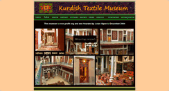 Desktop Screenshot of kurdishtextilemuseum.com