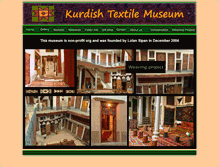 Tablet Screenshot of kurdishtextilemuseum.com